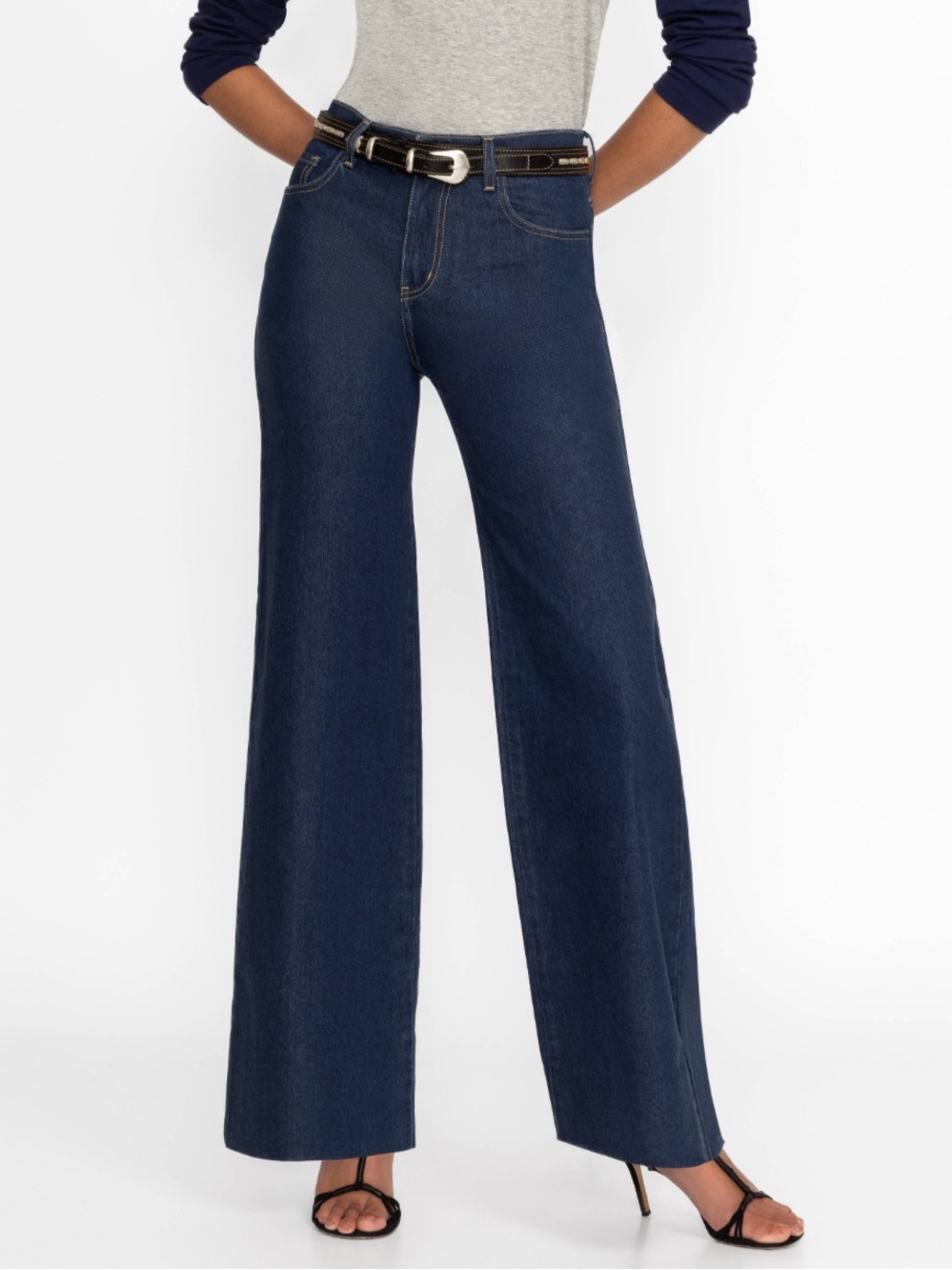 Johnny Was x Sasson Lumiere Wide Leg Jeans 26